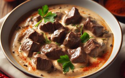 Creamy Beef Stroganoff