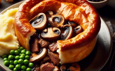 Steak and Ale Pie with Mushrooms