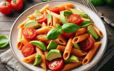 Tomato Penne and Advocado