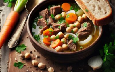 Comforting Lamb & Chickpea soup